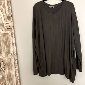 ATHLETA Assymetrical Modal top